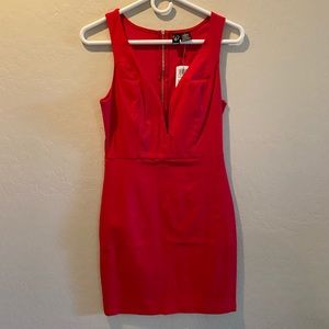 Brand new | Windsor | Red scoop body con dress